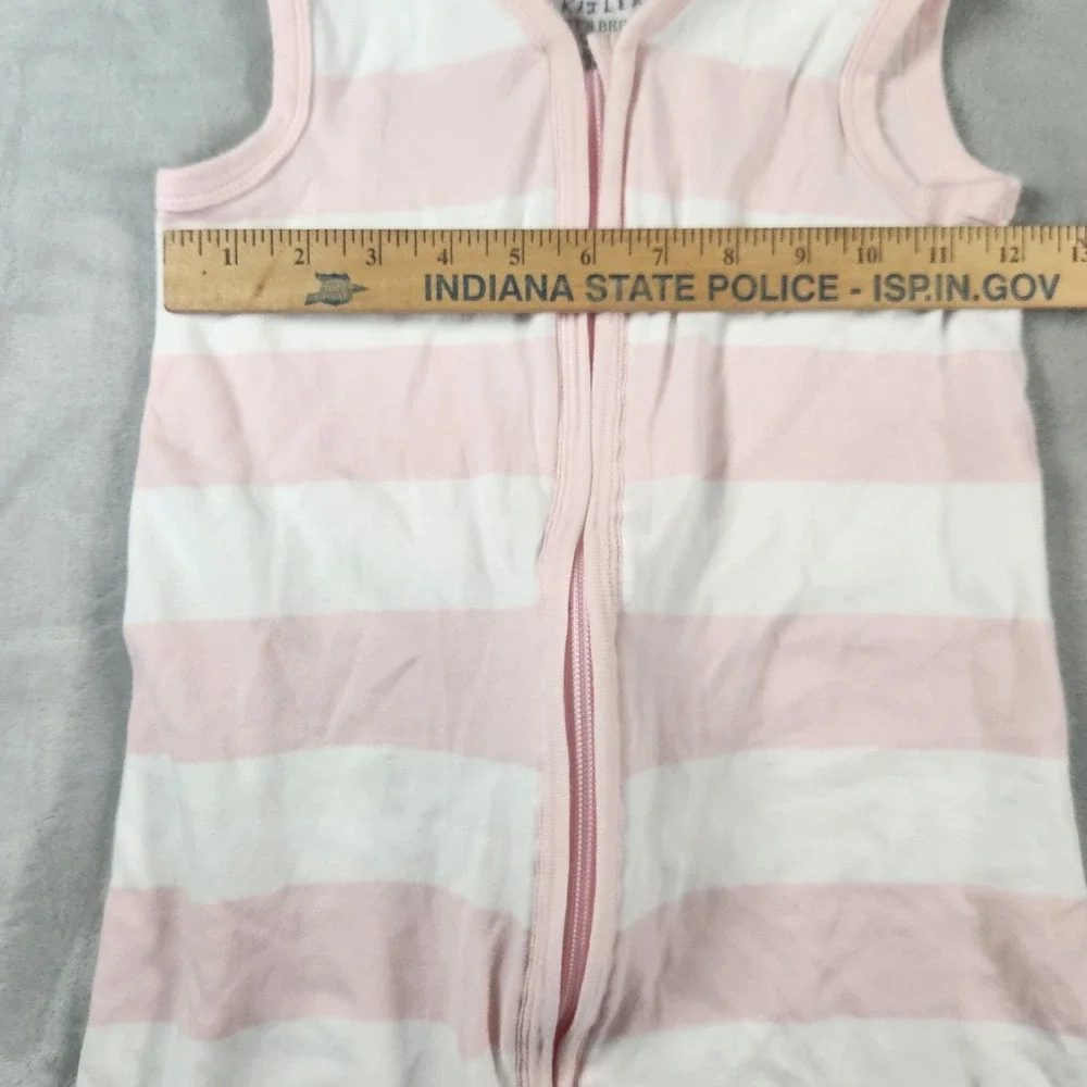 Burt's Bees‎ Baby Beekeeper Sleep Sack Small 0-6 Months Cozy Cotton Pink Stripe